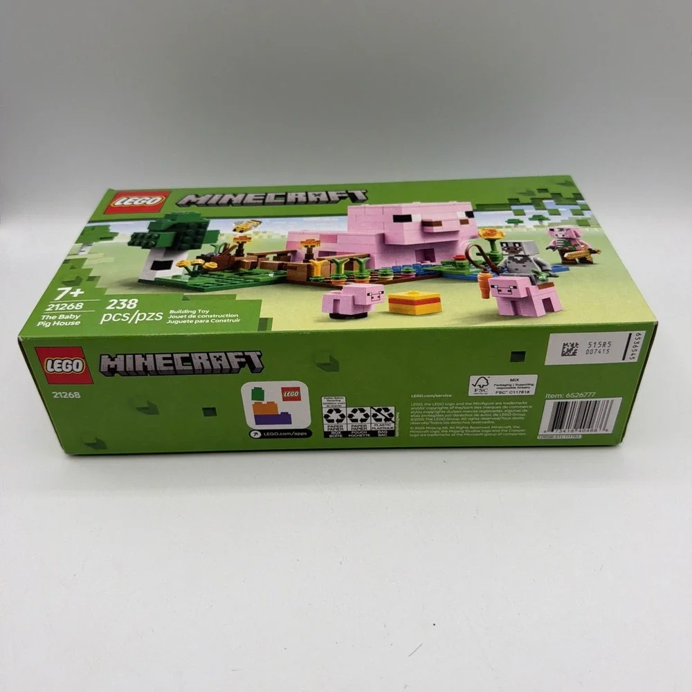 LEGO Minecraft Baby Pig House Playset Minifigures Toy 21268 Ages 7+